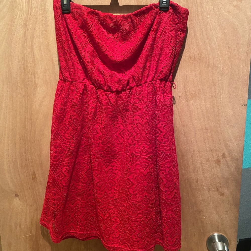 Maurice’s strapless lace mini dress